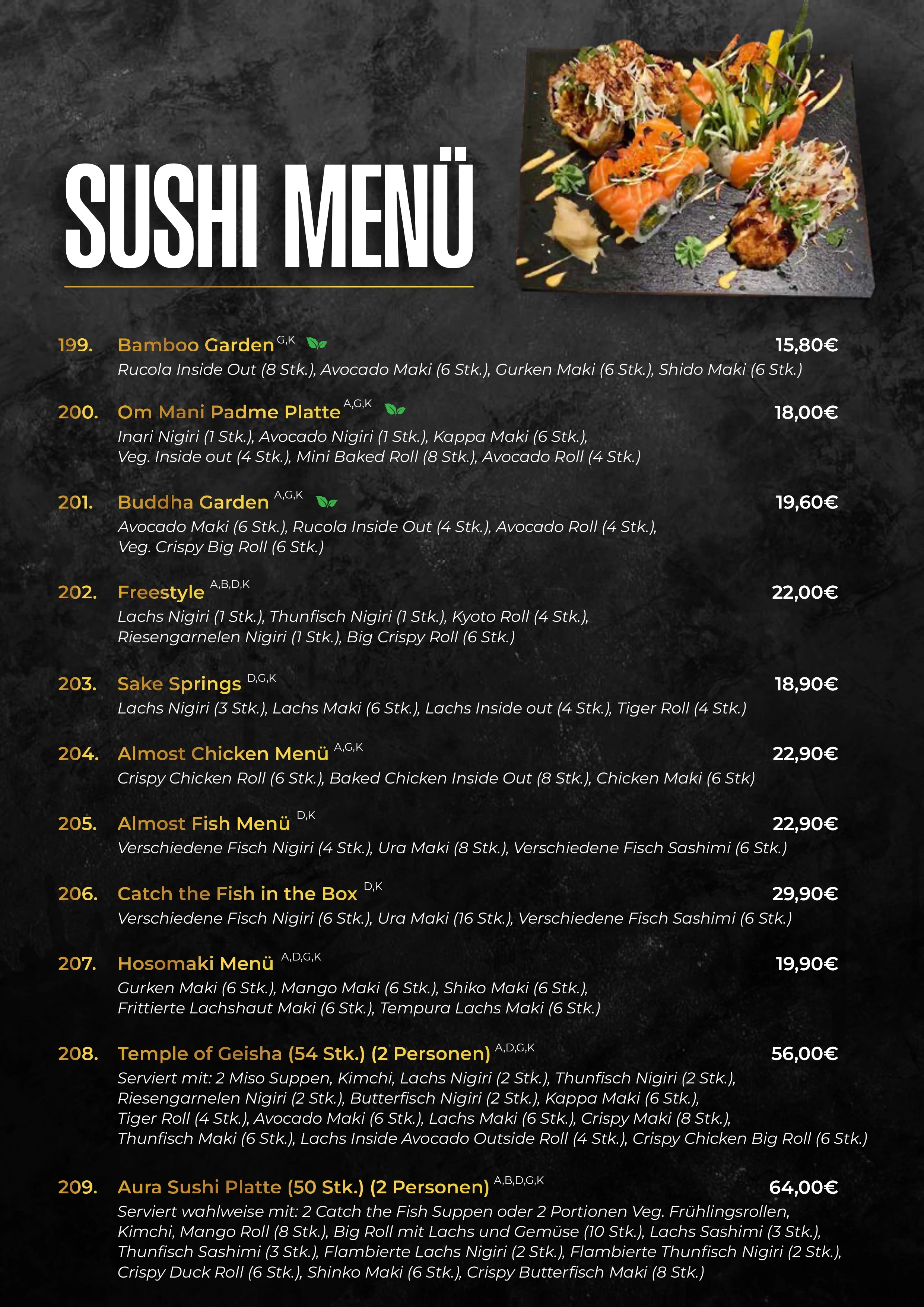 Gunzenhausen Menu 17